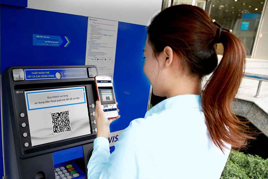 Tra cứu tài khoản qua hệ thống ATM