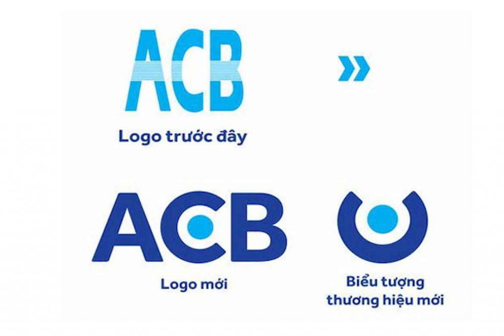 Phân biệt mẫu logo ACB cũ và mới