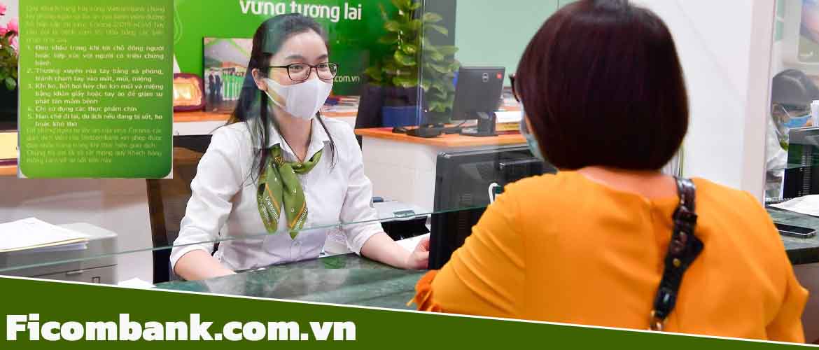 Hủy SMS Vietcombank tại trực tiếp quầy giao dịch ngân hàng